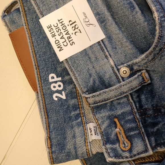 J CREW | Midrise Classic Straight Jeans - Picture 2 of 4